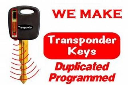 We make transponder keys — duplicated and programmed